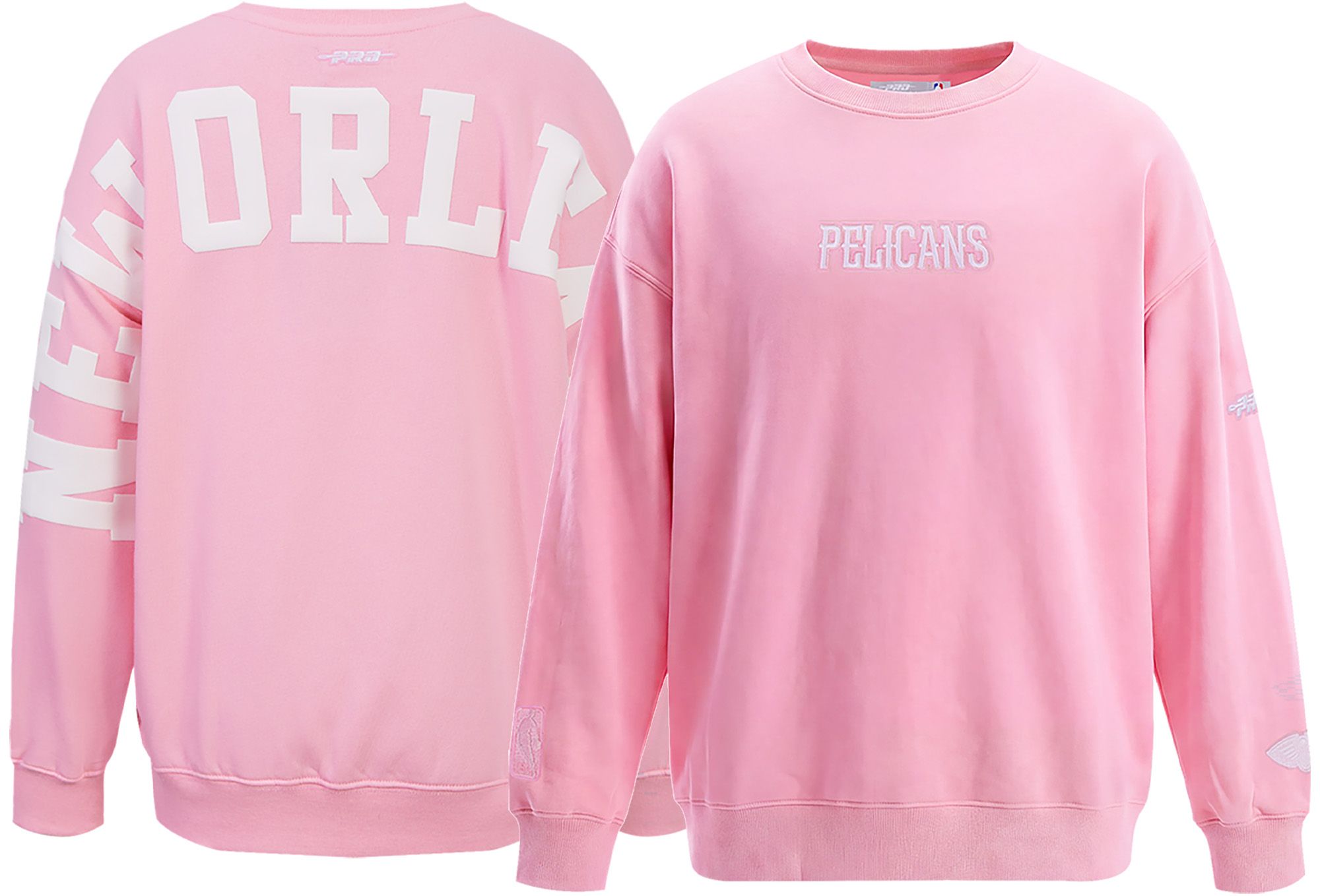 Pro Standard Girls' New Orleans Pelicans Wingspan Fleece Crewneck Sweatshirt