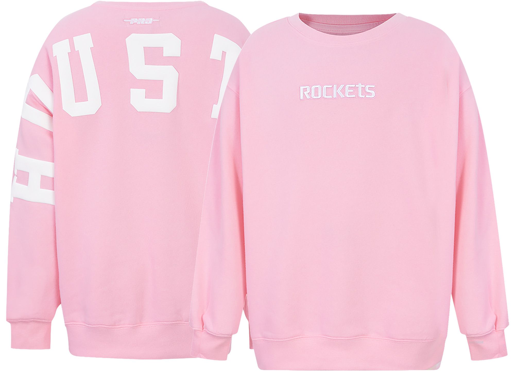Pro Standard Girls' Houston Rockets Wingspan Fleece Crewneck Sweatshirt