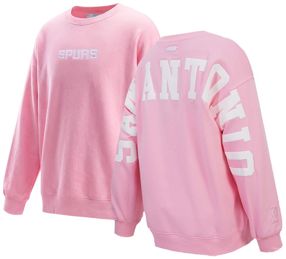 Pro Standard Girls' San Antonio Spurs Wingspan Fleece Crewneck Sweatshirt