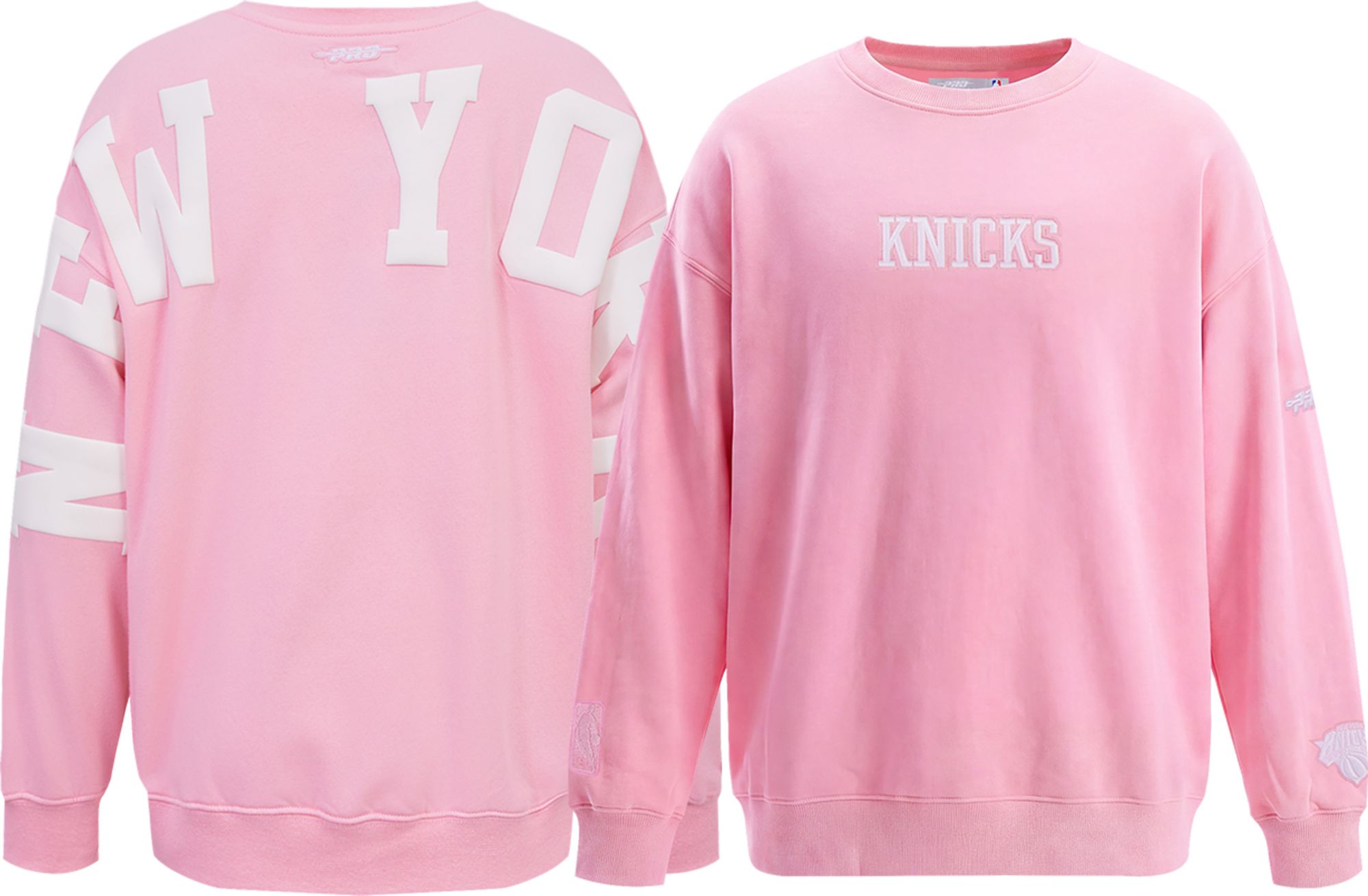 Pro Standard Girls' New York Knicks Wingspan Fleece Crewneck Sweatshirt