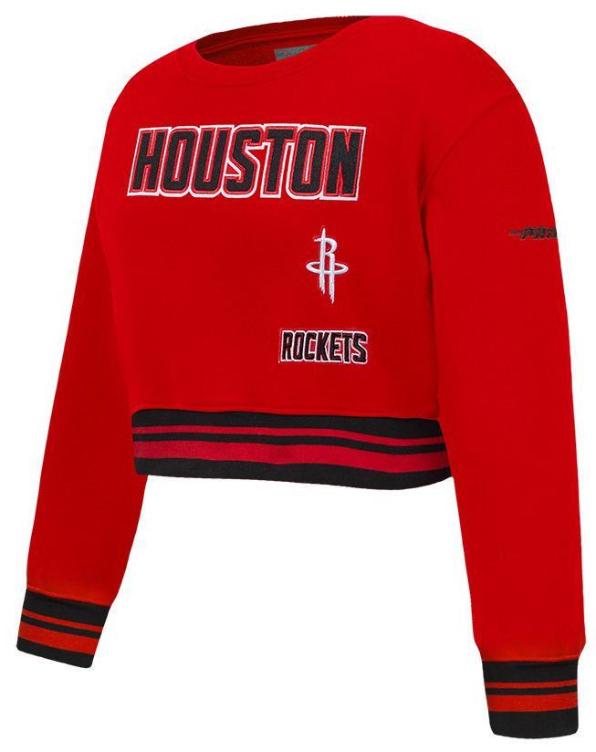 Pro Standard Girls' Houston Rockets Red Crewneck Sweatshirt