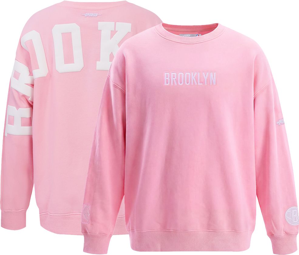 Pro Standard Girls' Brooklyn Nets Wingspan Fleece Crewneck Sweatshirt