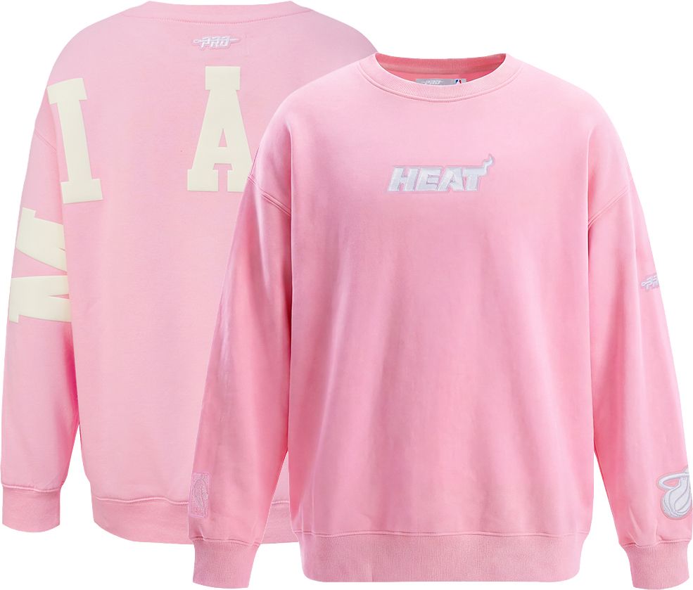 Pro Standard Girls' Miami Heat Wingspan Fleece Crewneck Sweatshirt
