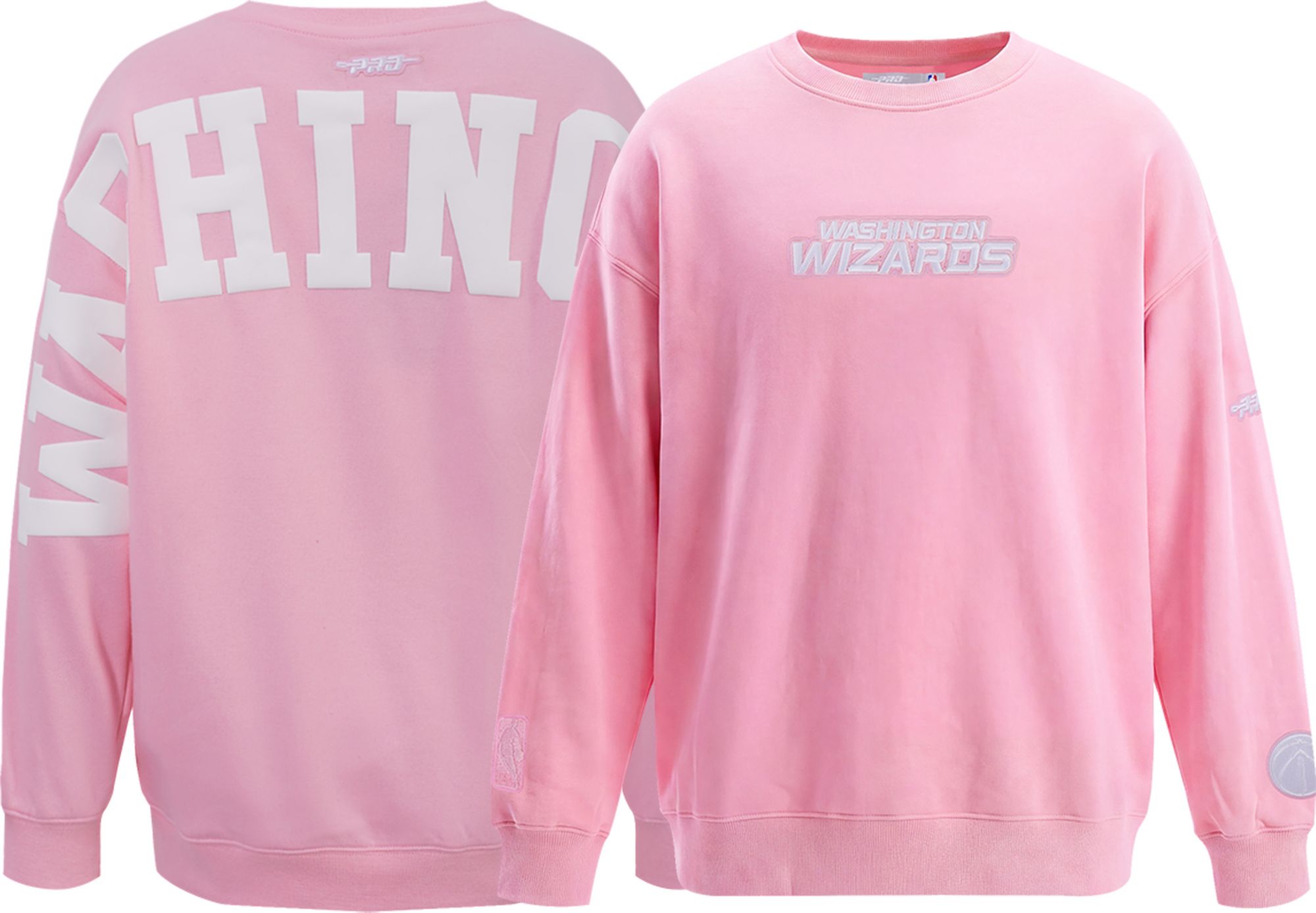 Pro Standard Girls' Washington Wizards Wingspan Fleece Crewneck Sweatshirt