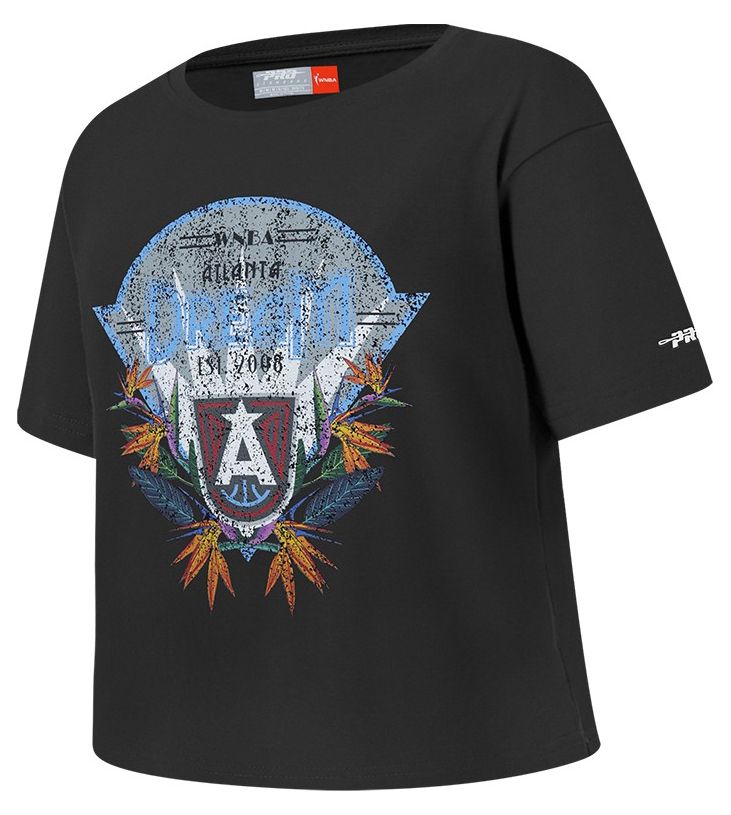 Pro Standard Girls' Atlanta Dream Black Paradise Boxy T-Shirt