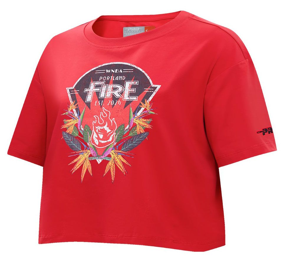 Pro Standard Girls' Portland Fire Red Paradise Boxy T-Shirt