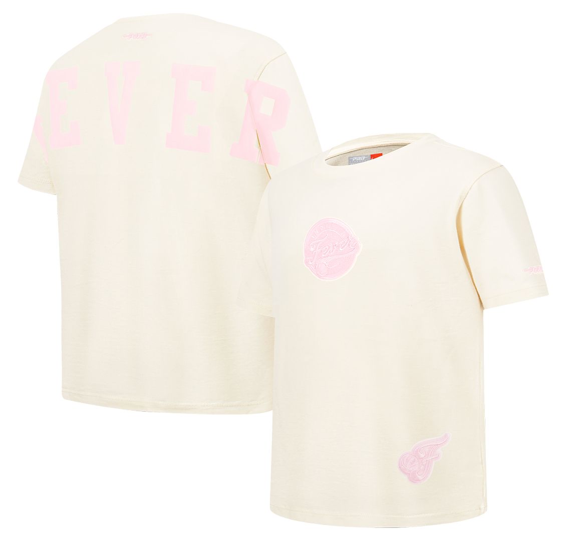 Pro Standard Girls' Indiana Fever Eggshell Wingspan Boxy T-Shirt