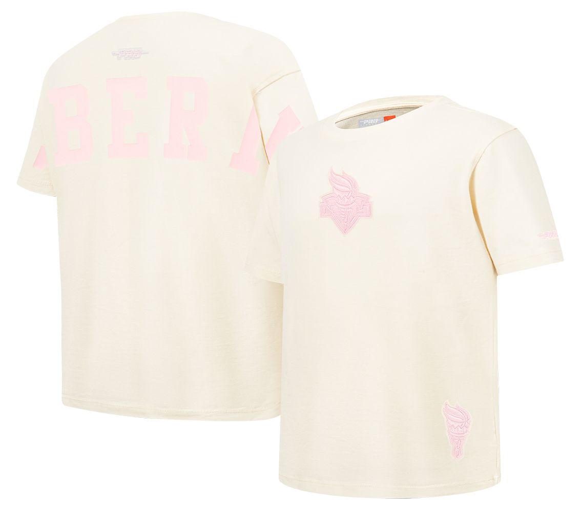 Pro Standard Girls' New York Liberty Eggshell Wingspan Boxy T-Shirt