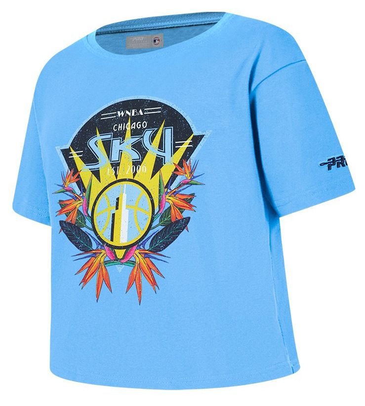 Pro Standard Girls' Chicago Sky University Blue Paradise Boxy T-Shirt