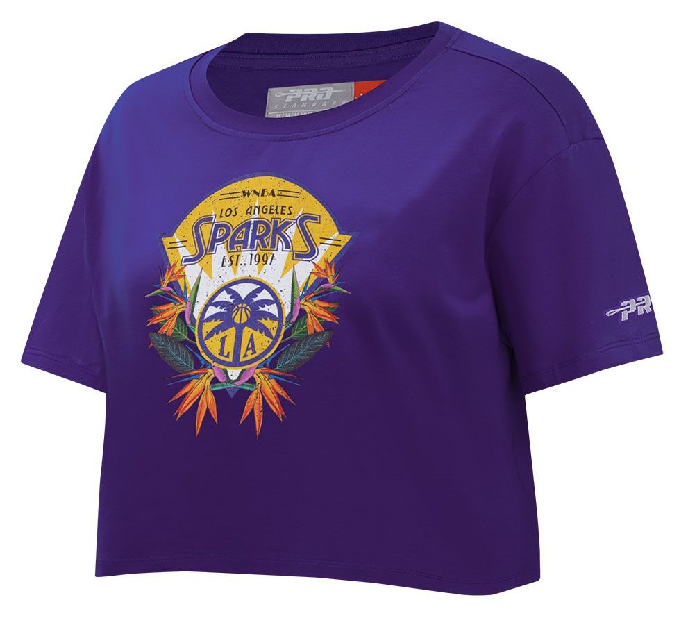 Pro Standard Girls' Los Angeles Sparks Purple Paradise Boxy T-Shirt