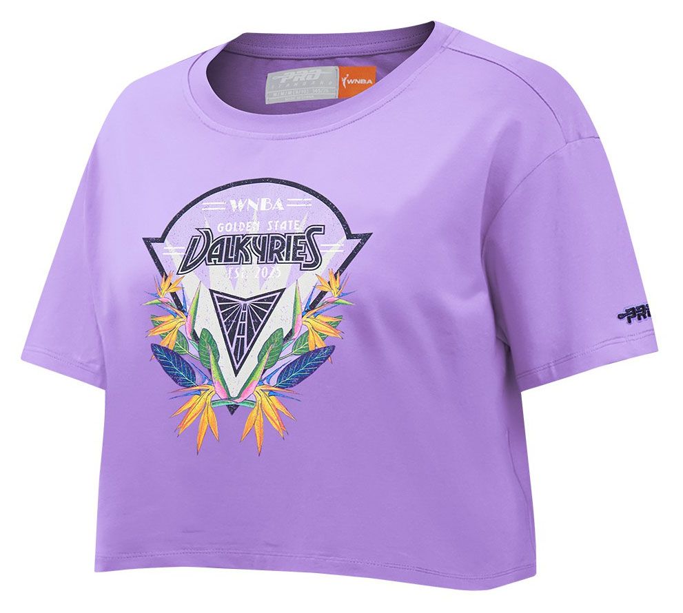 Pro Standard Girls' Golden State Valkyries Lilac Paradise Boxy T-Shirt