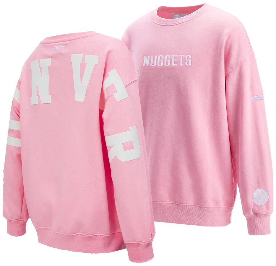Pro Standard Girls' Denver Nuggets Wingspan Fleece Crewneck Sweatshirt