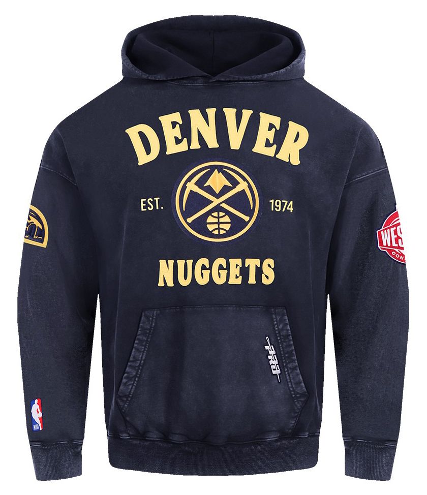 Pro Standard Men's Denver Nuggets Washed Twill Hoodie