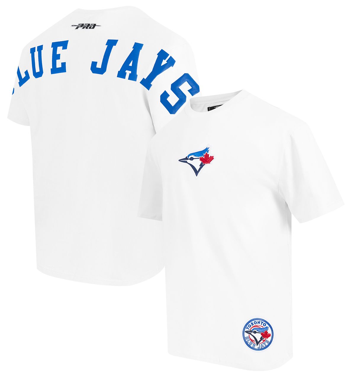 Pro Standard Men's Toronto Blue Jays White Enzyme Washed T-Shirt