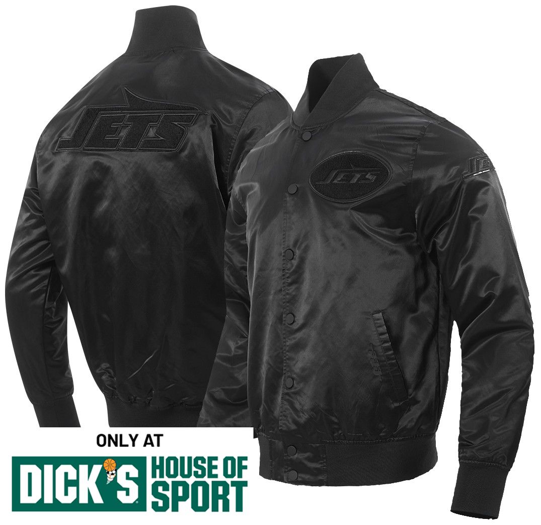 Pro Standard Men's New York Jets Black Satin Jacket