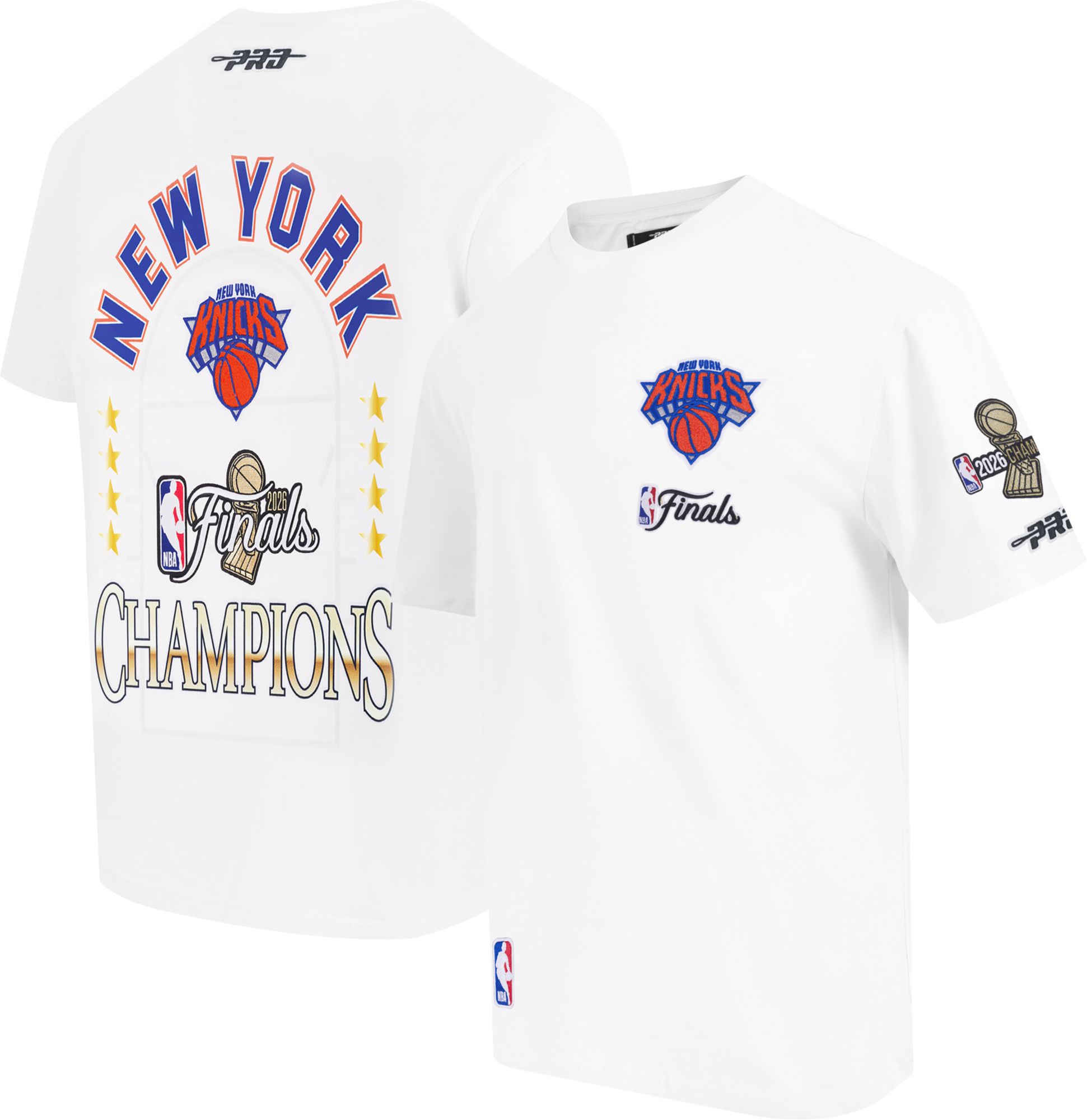 Pro Standard Adult 2026 NBA Champions New York Knicks T-Shirt