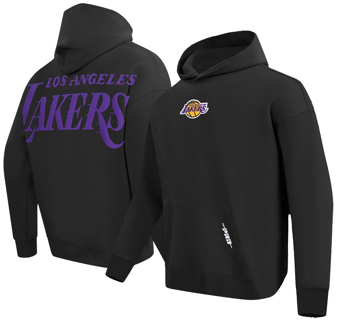 Pro Standard Men's Los Angeles Lakers Playback Fleece Hoodie, Wash