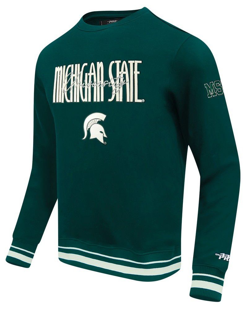Pro Standard Men's Michigan State Spartans OG Player Crewneck Sweatshirt