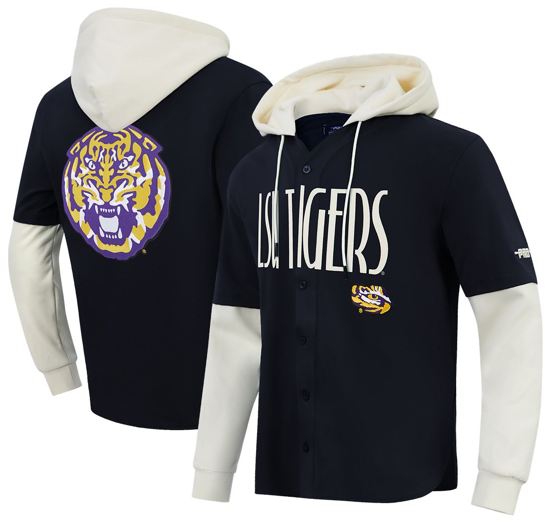 Pro Standard Men's LSU Tigers OG Player Hoodie, XXL, Black