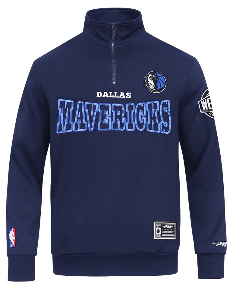 Pro Standard Men's Dallas Mavericks Day One Fleece 1/4 Zip Pullover