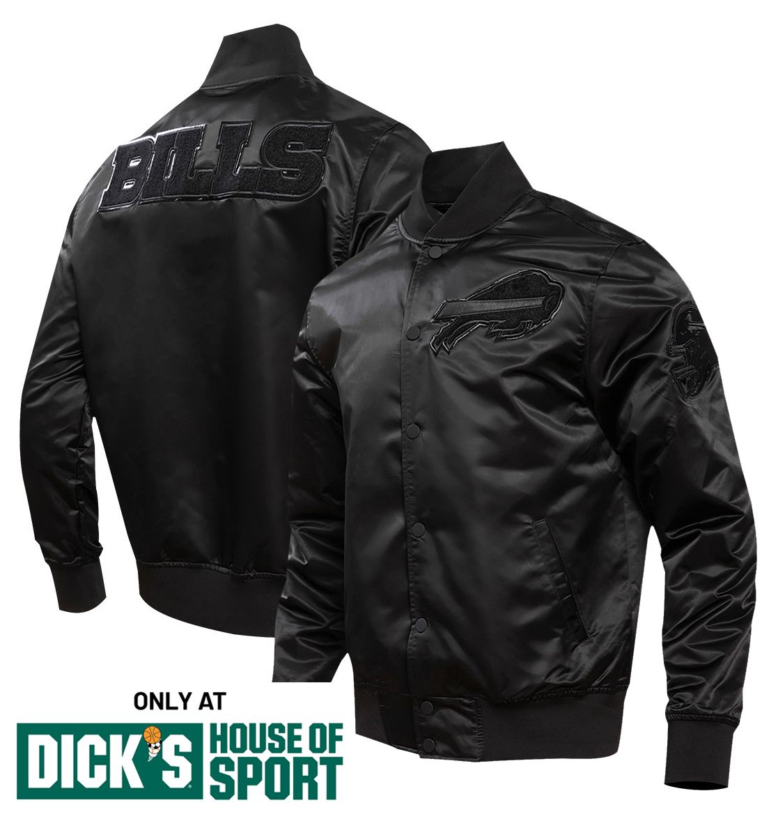 Pro Standard Men's Buffalo Bills Black Satin Jacket