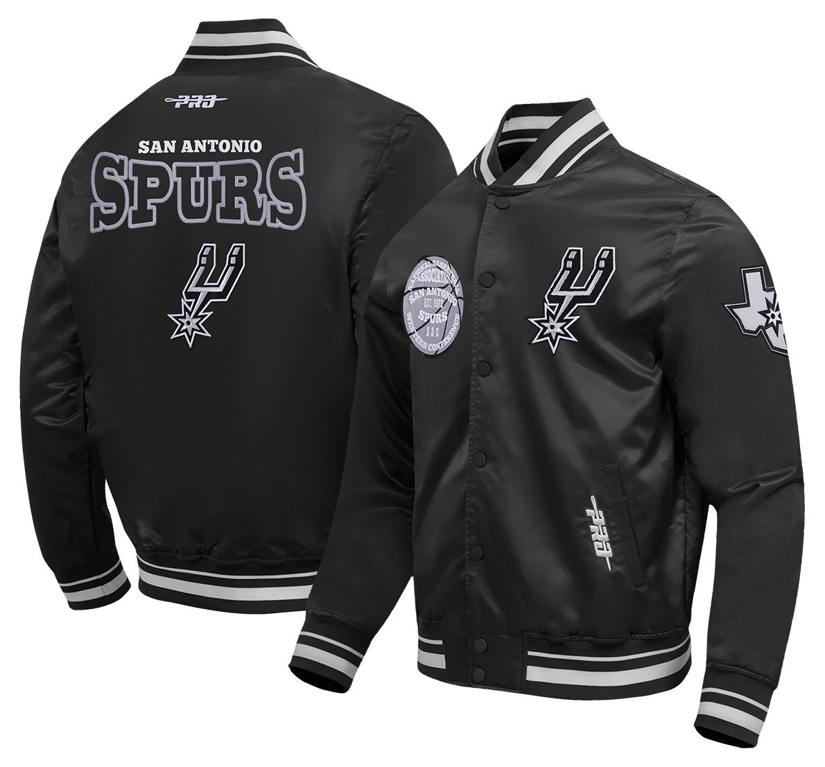 Pro Standard Men's San Antonio Spurs Day One Satin Jacket