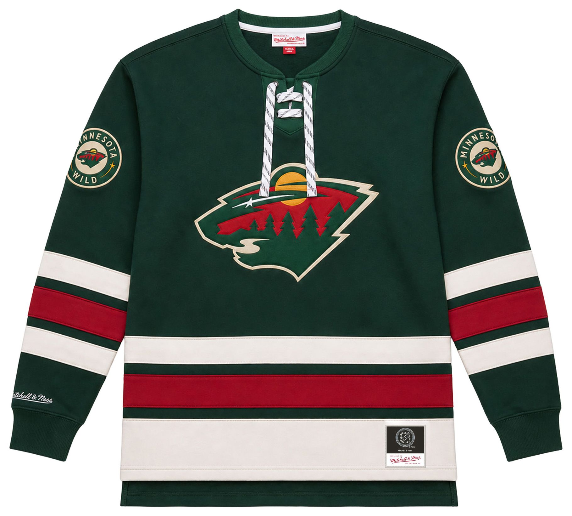 Profile Varsity Men's Minnesota Wild Laceup Fleece Sweatshirt