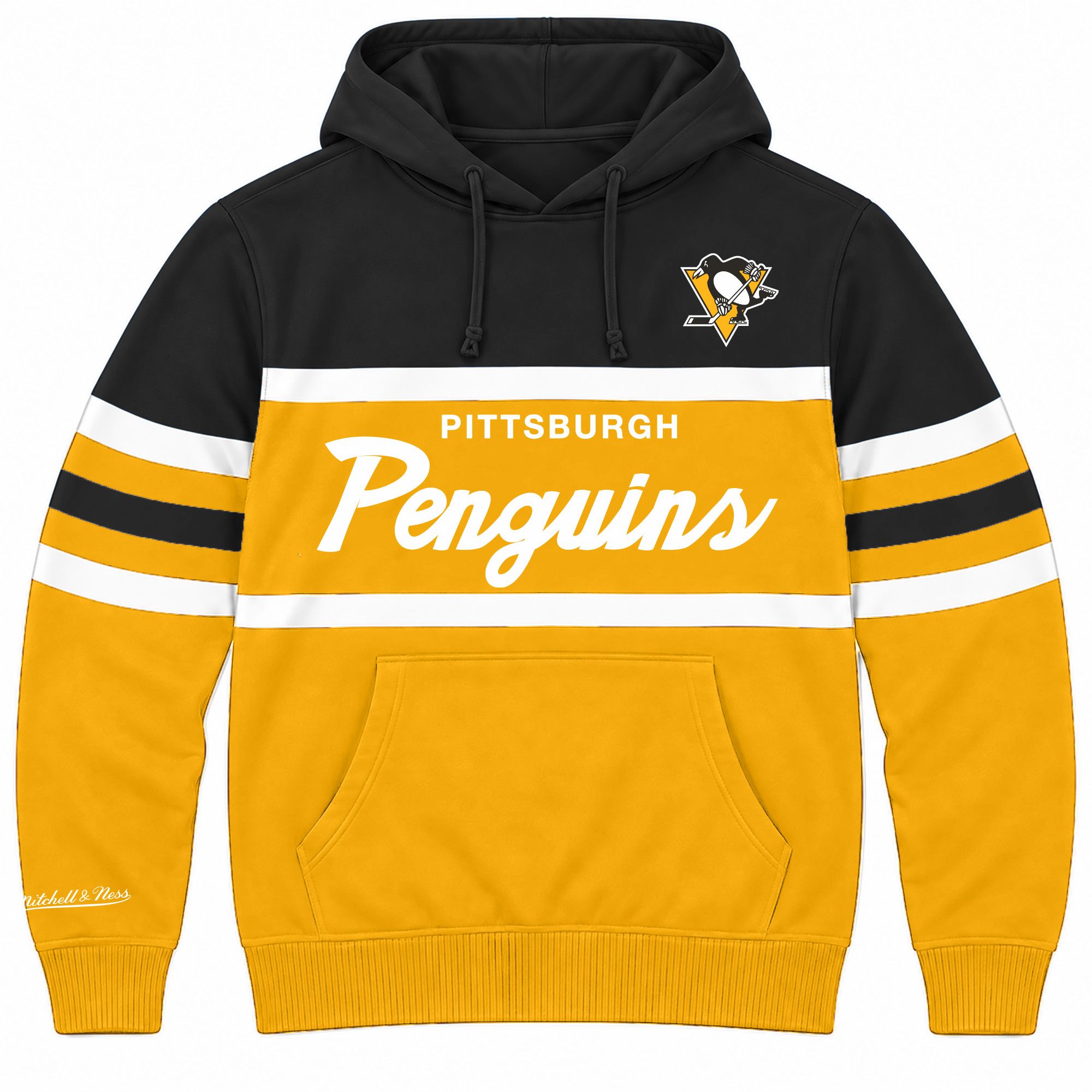 Profile Varsity Men's Pittsburgh Penguins Head Coach Big and Tall Hoodie
