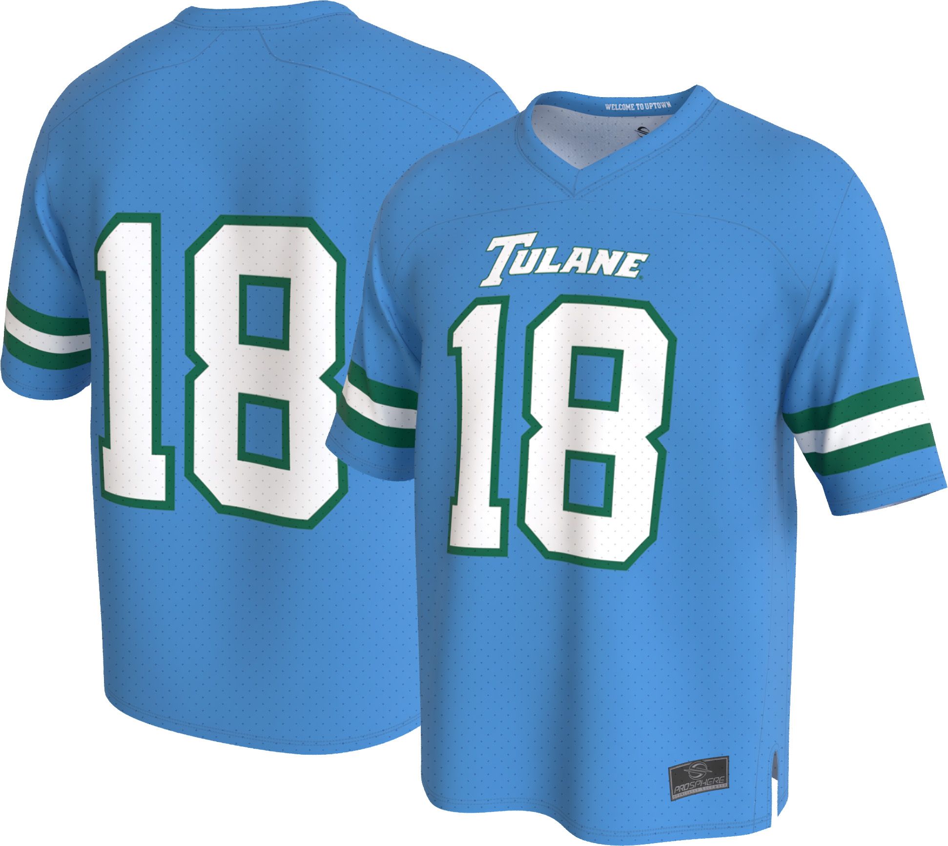 ProSphere Men's Tulane Green Wave Football Jersey