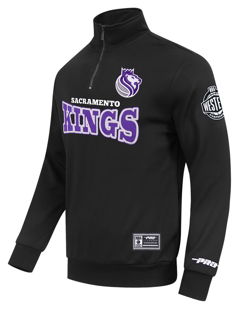 Pro Standard Men's Sacramento Kings Day One Fleece 1/4 Zip Pullover