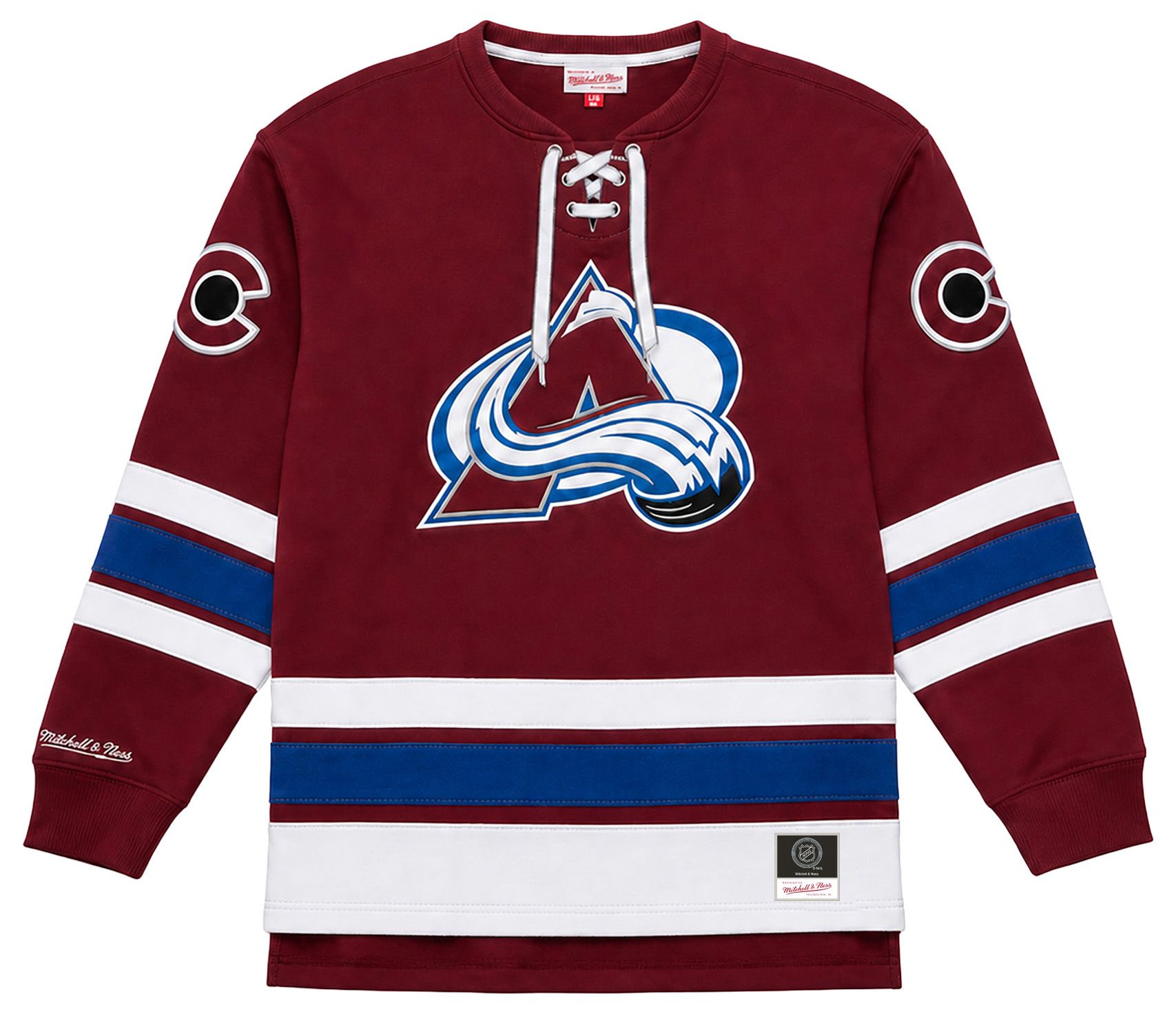 Profile Varsity Men's Colorado Avalanche Laceup Fleece Sweatshirt