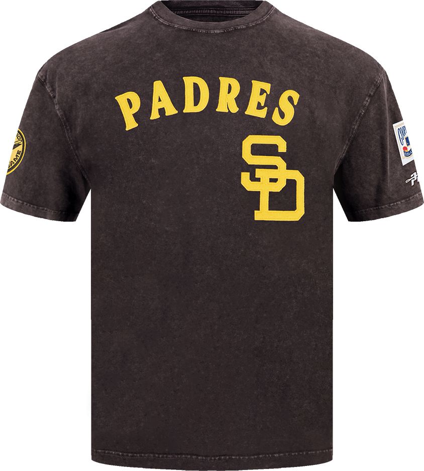 Pro Standard Men's San Diego Padres Brown Enzyme Washed T-Shirt