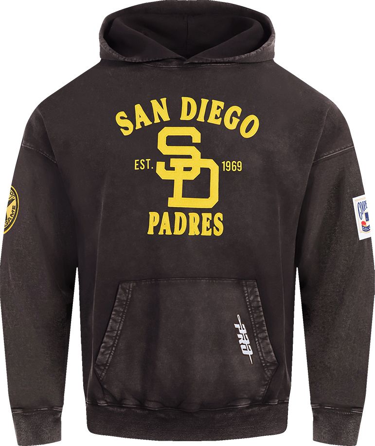 Pro Standard Men's San Diego Padres Brown Enzyme Washed Hoodie