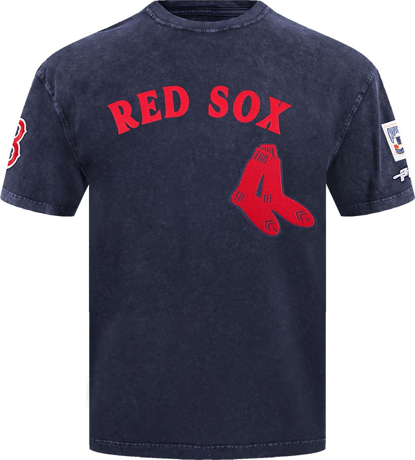 Pro Standard Men's Boston Red Sox Navy Enzyme Washed T-Shirt