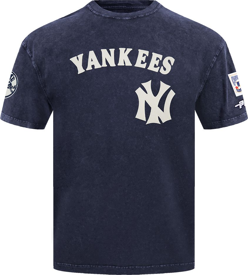 Pro Standard Men's New York Yankees Navy Enzyme Washed T-Shirt