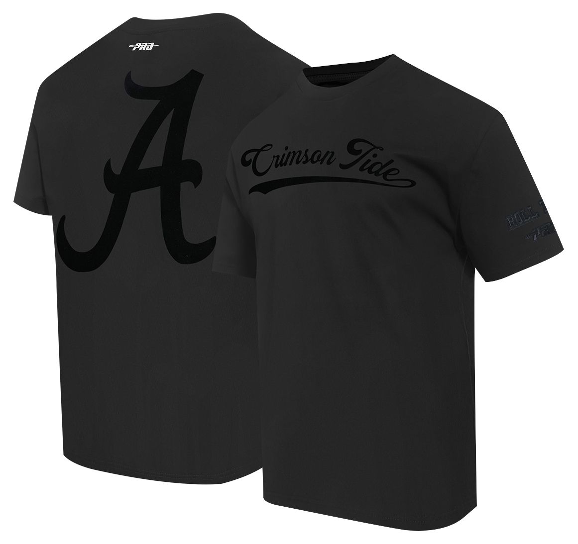 Pro Standard Men's Alabama Crimson Tide Black Color Out T-Shirt