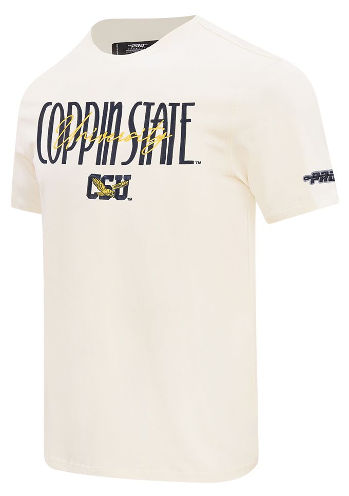 Pro Standard Men's Coppin State Eagles Eggshell Original Players T-Shirt, XXL, White