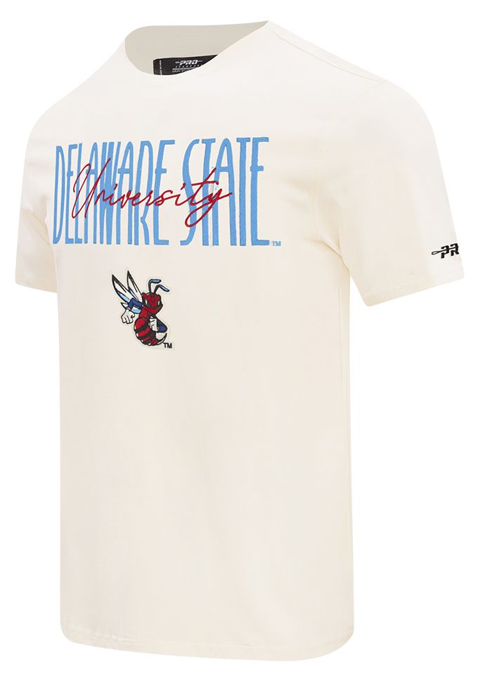 Pro Standard Men's Delaware State Hornets Eggshell Original Players T-Shirt