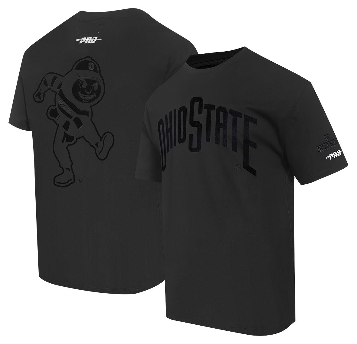 Pro Standard Men's Ohio State Buckeyes Black Color Out T-Shirt
