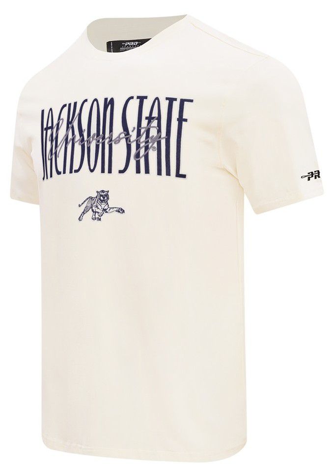 Pro Standard Men's Jackson State Tigers Eggshell Original Players T-Shirt, XXL, White