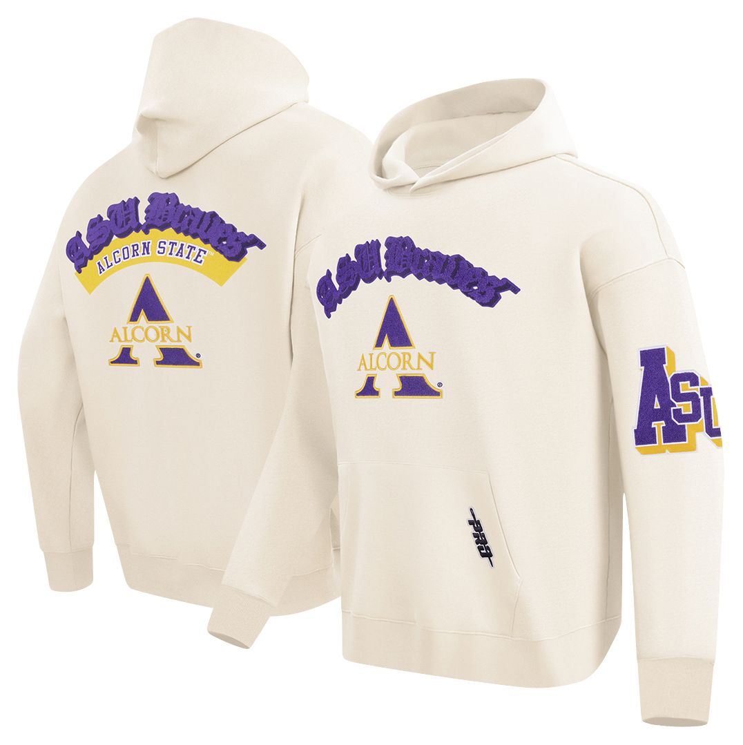 Pro Standard Men's Alcorn State Braves Eggshell Best Of Fleece Hoodie
