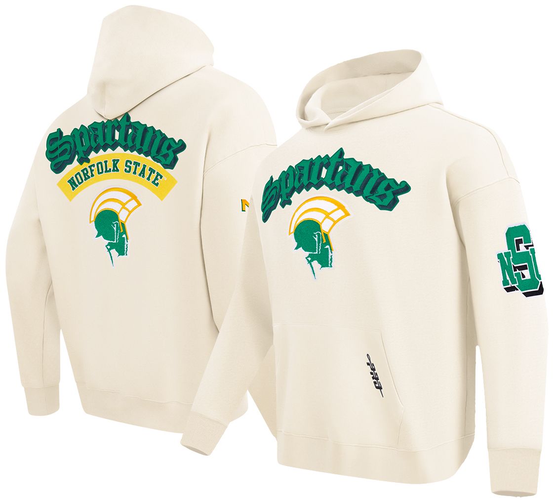 Pro Standard Men's Norfolk State Spartans Eggshell Best Of Fleece Hoodie