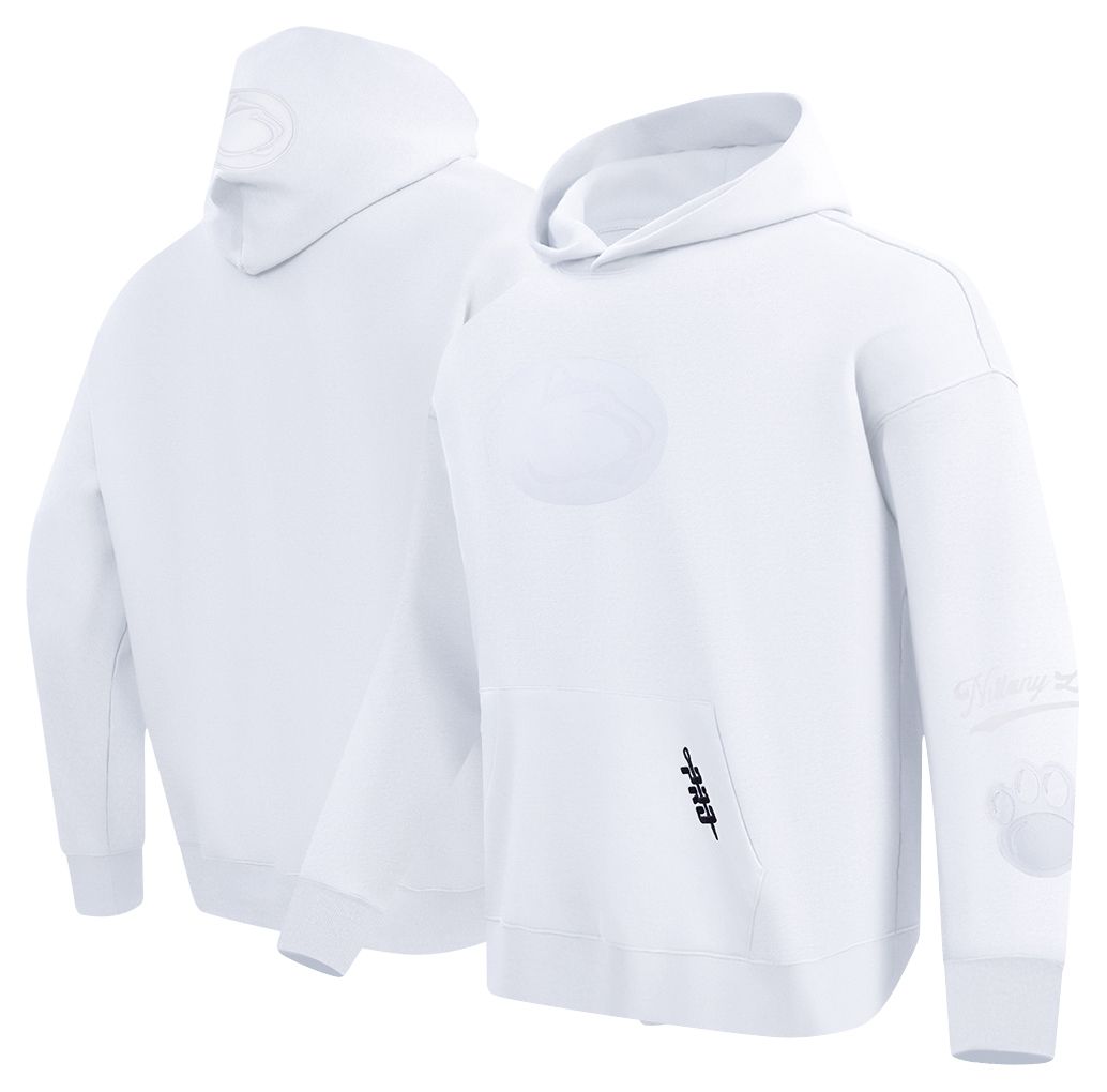 Pro Standard Men's Penn State Nittany Lions White Color Out Hoodie