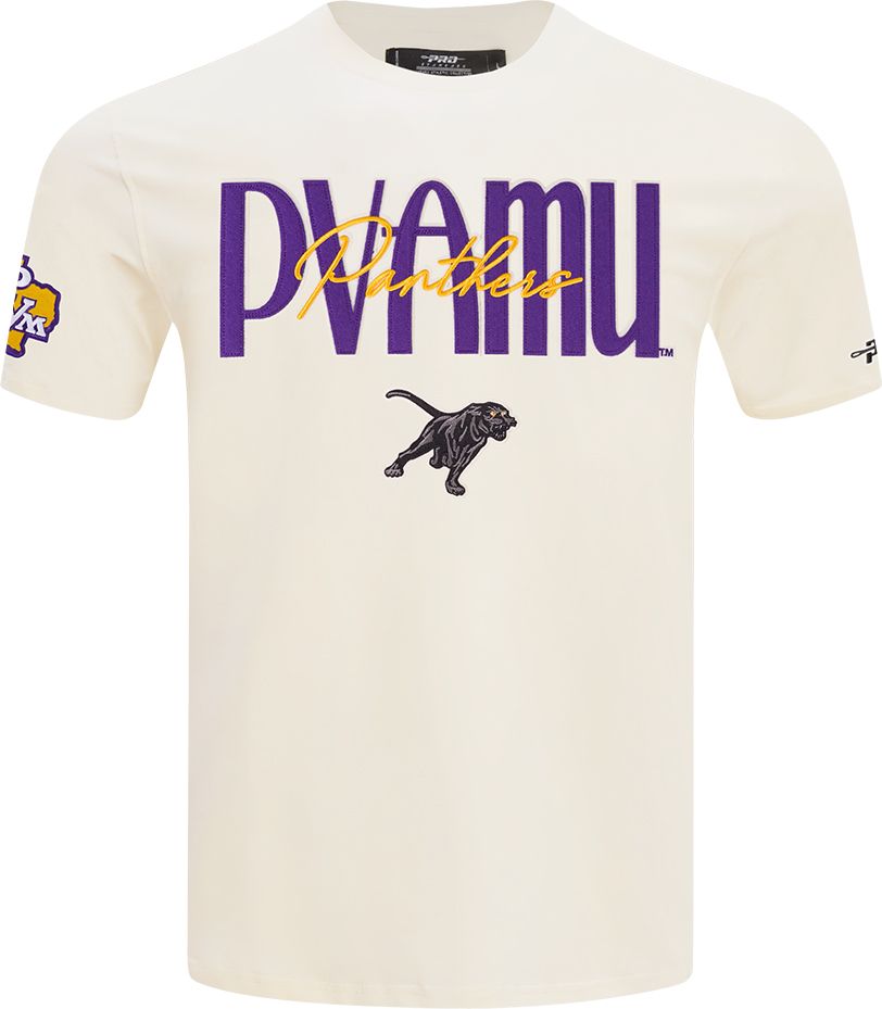 Pro Standard Men's Prairie View A&M Panthers Eggshell Original Players T-Shirt, XXL, White