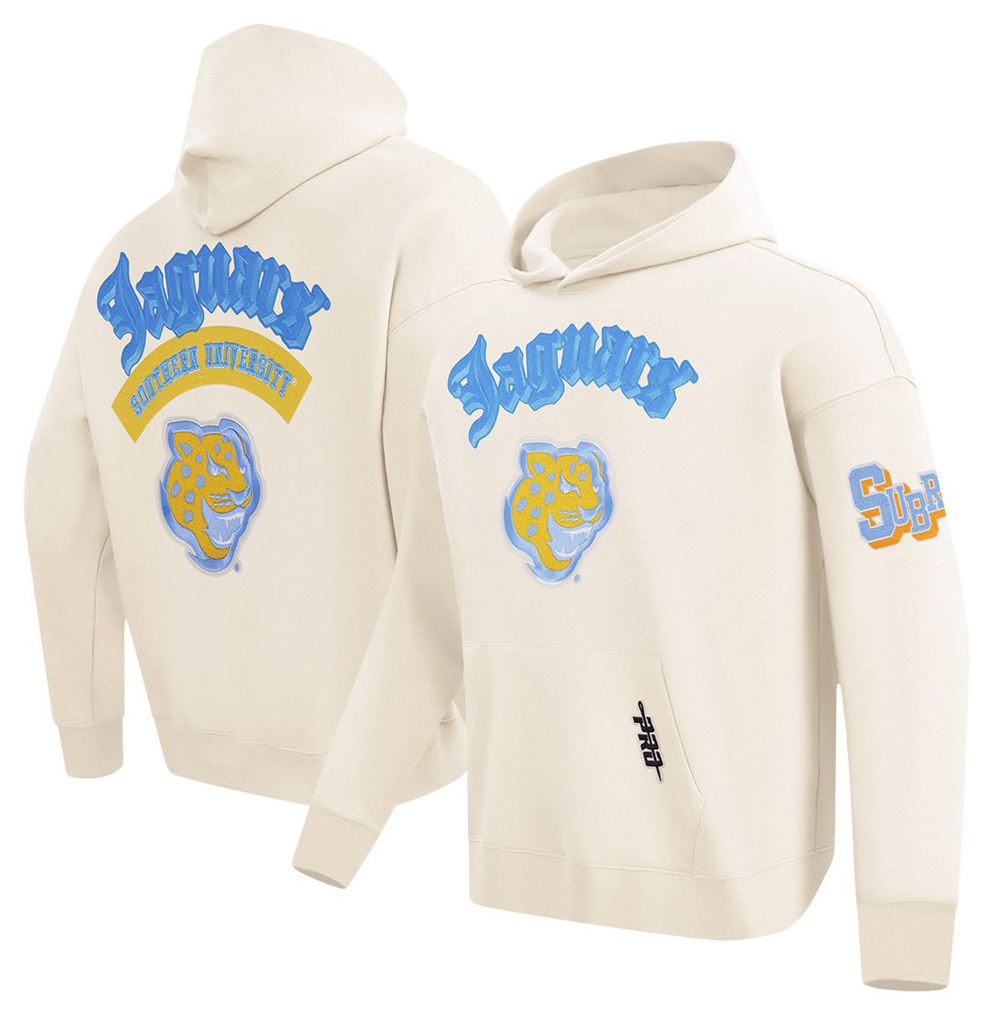 Pro Standard Men's Southern University Jaguars Eggshell Best Of Fleece Hoodie