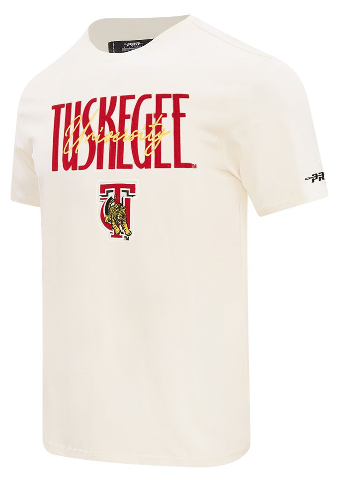 Pro Standard Men's Tuskegee Golden Tigers Eggshell Original Players T-Shirt