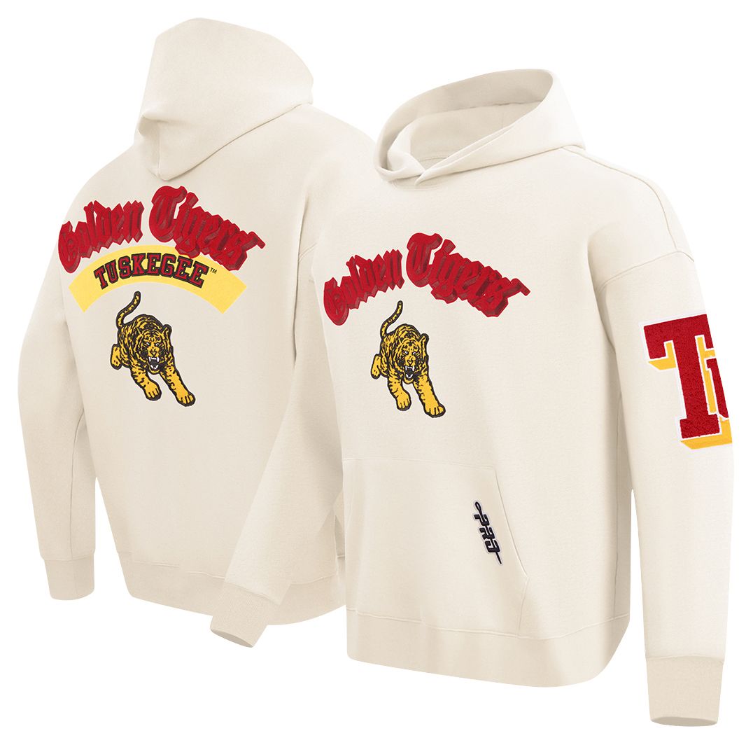 Pro Standard Men's Tuskegee Golden Tigers Eggshell Best Of Fleece Hoodie