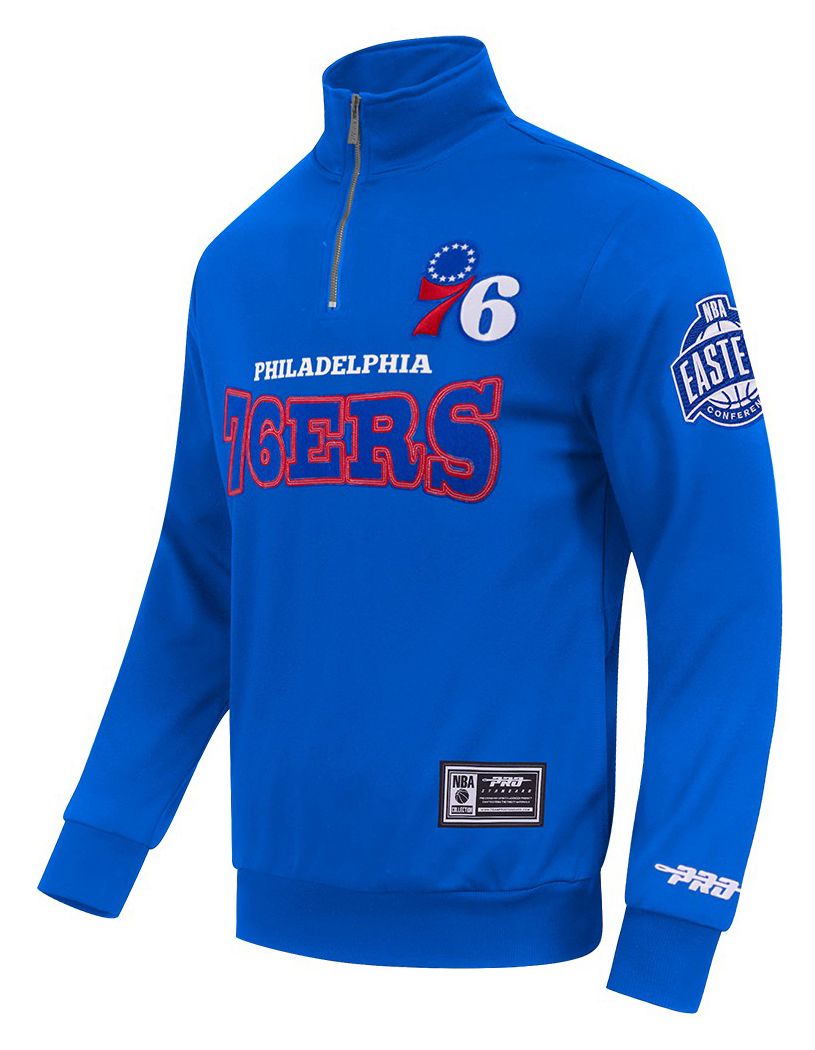 Pro Standard Men's Philadelphia 76ers Day One Fleece 1/4 Zip