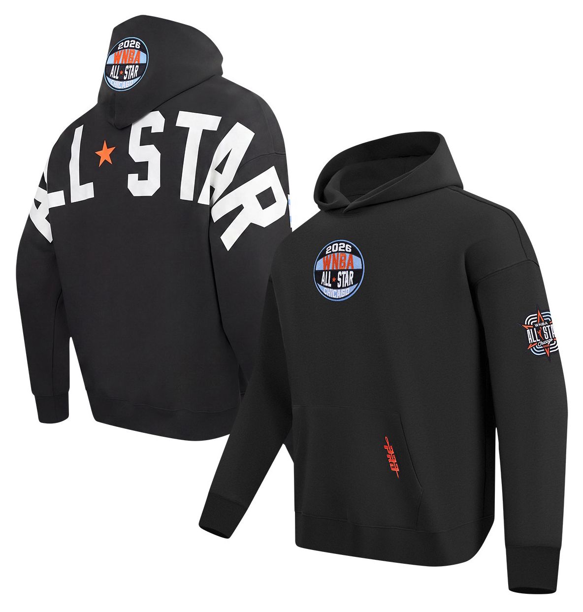 Pro Standard Men's WNBA All-Star Game 2026 Black Drop Shoulder Hoodie