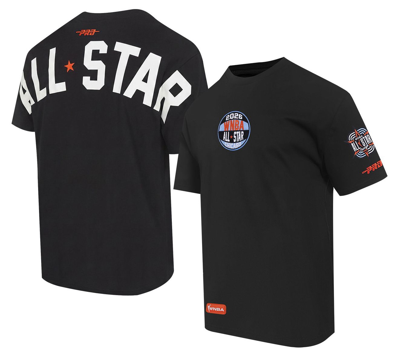 Pro Standard Men's WNBA All-Star Game 2026 Black Drop Shoulder T-Shirt